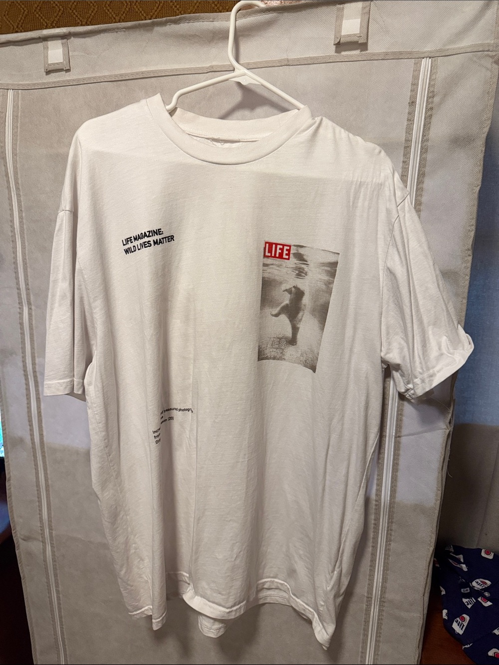 Magazine White Graphic Tee - Men's Casual Shirt